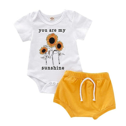 NEW 2PC Newborn Infant Baby Girl Boy Letter