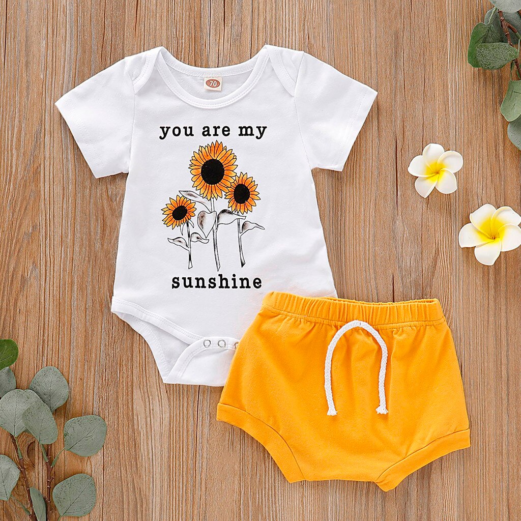 NEW 2PC Newborn Infant Baby Girl Boy Letter