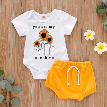 NEW 2PC Newborn Infant Baby Girl Boy Letter