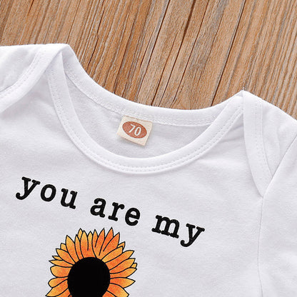 NEW 2PC Newborn Infant Baby Girl Boy Letter
