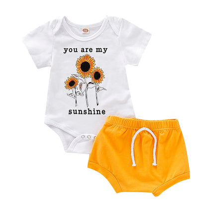 NEW 2PC Newborn Infant Baby Girl Boy Letter