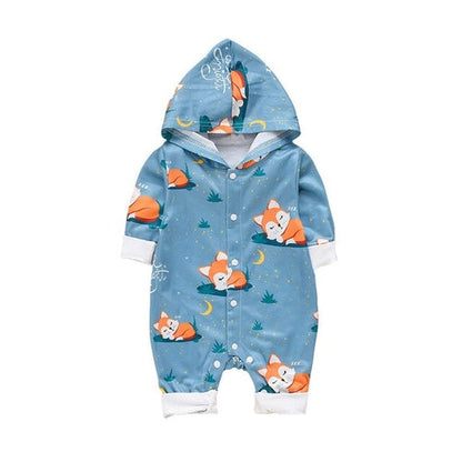 Newborn Baby Boy Girl Infant Hooded Cartoon Fox