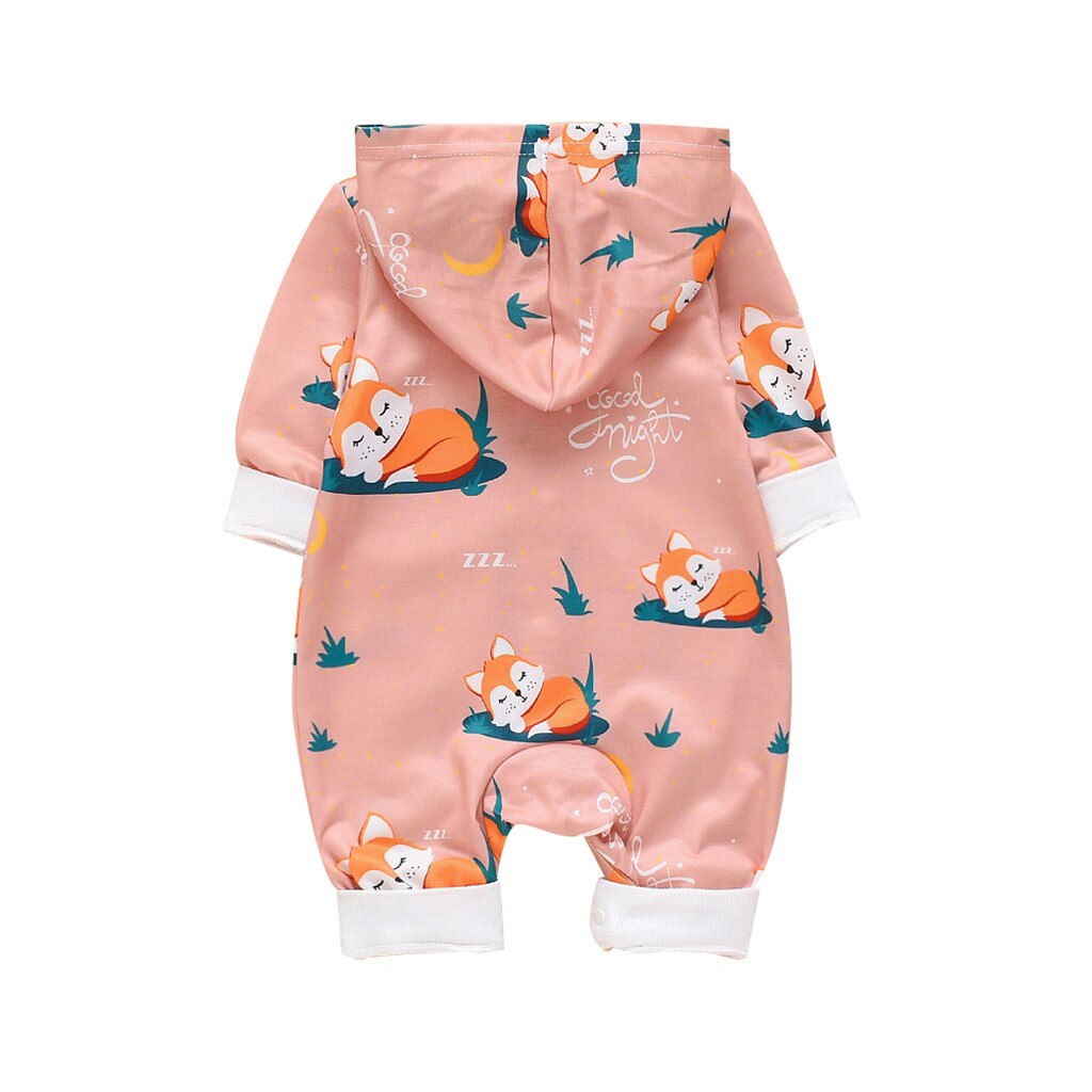 Newborn Baby Boy Girl Infant Hooded Cartoon Fox