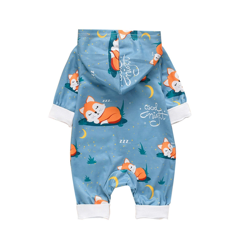 Newborn Baby Boy Girl Infant Hooded Cartoon Fox