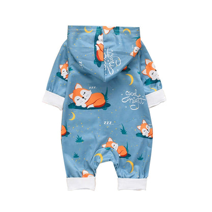 Newborn Baby Boy Girl Infant Hooded Cartoon Fox