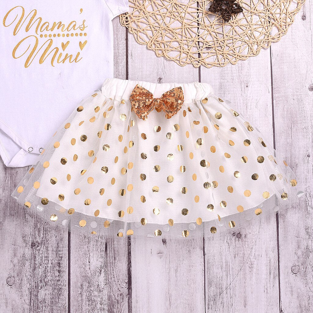 Newborn Baby Girl Clothes Summer Letter Printed