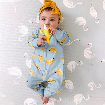 Newborn Baby Rompers winter fall warm long sleeve
