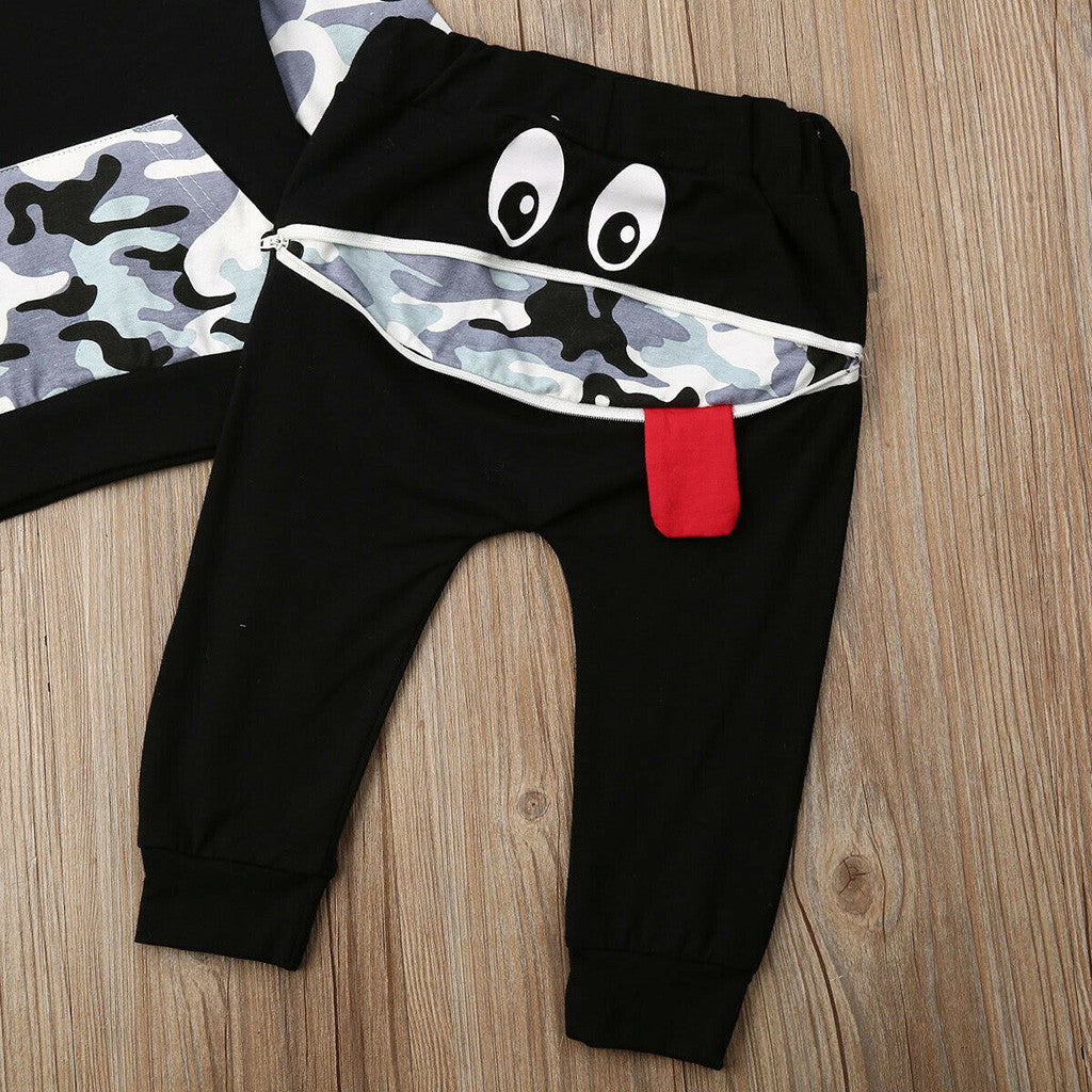Newborn Infant Baby Boy Girl Hooded Cartoon Bear