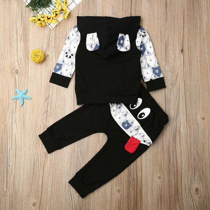 Newborn Infant Baby Boy Girl Hooded Cartoon Bear