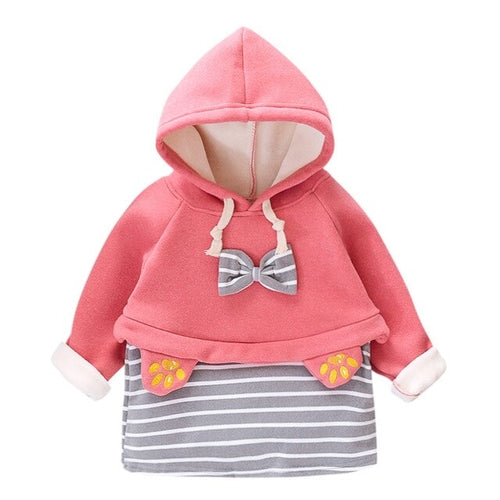 Newborn Infant Baby Girl Winter Coats Jacket Thick