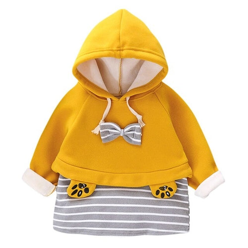 Newborn Infant Baby Girl Winter Coats Jacket Thick