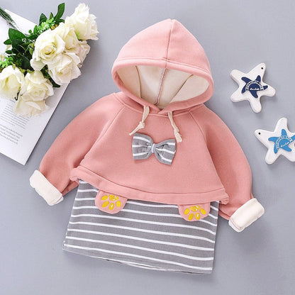 Newborn Infant Baby Girl Winter Coats Jacket Thick