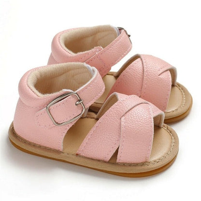 Newborn Infant Baby Girls Boys Sandals Shoes Solid
