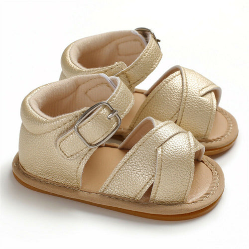 Newborn Infant Baby Girls Boys Sandals Shoes Solid