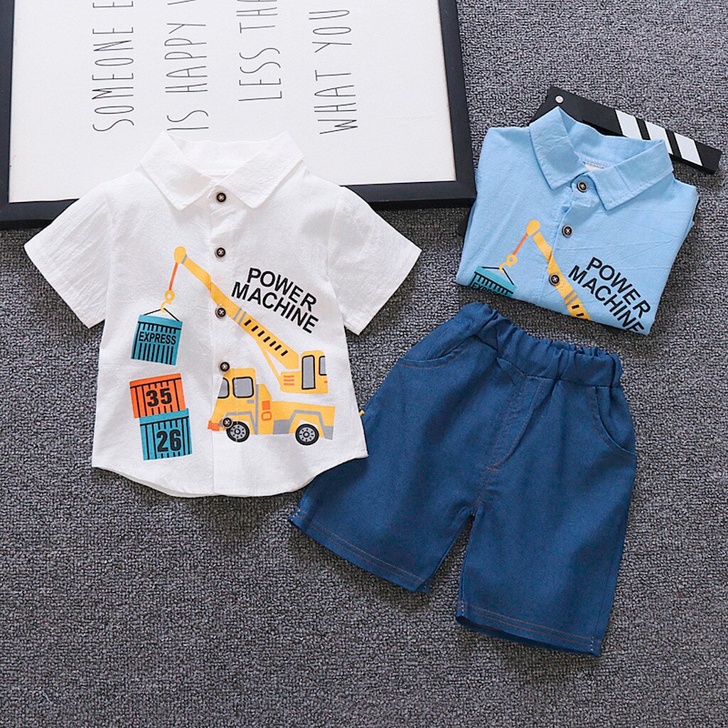Striped Baby Boy Clothes Summer Newborn Baby Boy