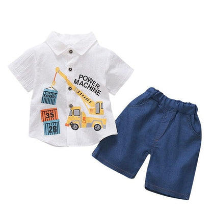 Striped Baby Boy Clothes Summer Newborn Baby Boy