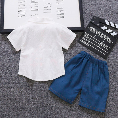 Striped Baby Boy Clothes Summer Newborn Baby Boy