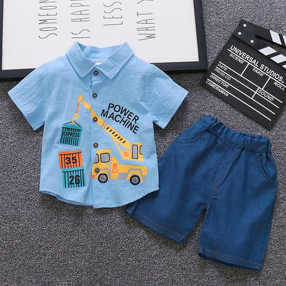 Striped Baby Boy Clothes Summer Newborn Baby Boy