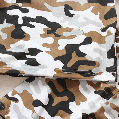 Summer Army Camouflage Baby Boy Girl Cotton Short