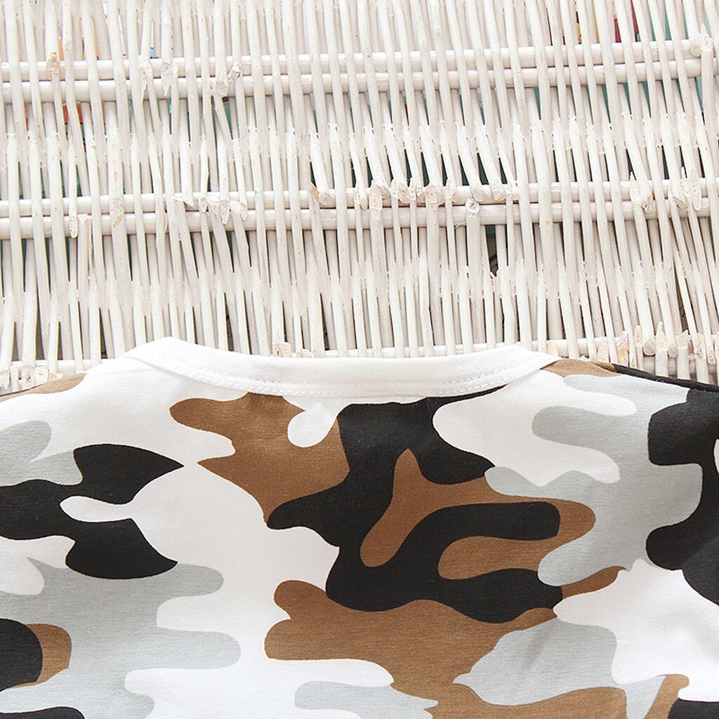 Summer Army Camouflage Baby Boy Girl Cotton Short