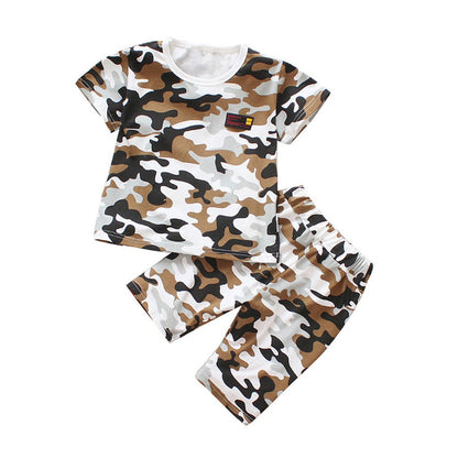 Summer Army Camouflage Baby Boy Girl Cotton Short