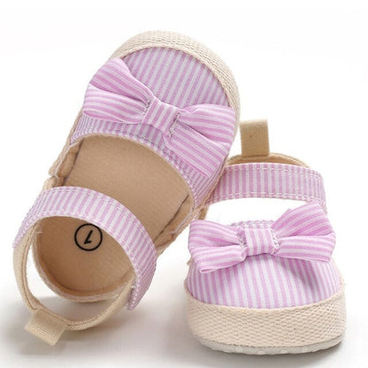 Summer Baby Girl Cute Bowknot Sandals Crib Shoes