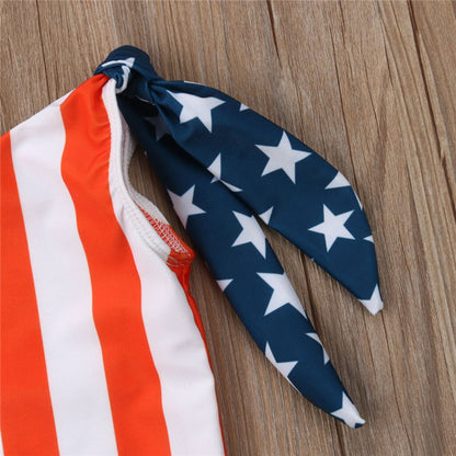 Summer Toddler Baby Girl 4th of July Star Cute