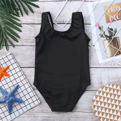 Summer Toddler Baby Kids Girl Black swimsuit