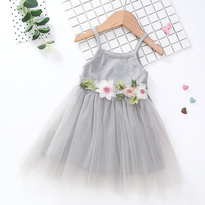 Summer Toddler Kids Baby Girl Floral Princess