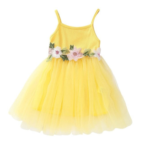 Summer Toddler Kids Baby Girl Floral Princess