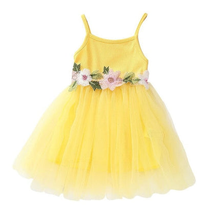 Summer Toddler Kids Baby Girl Floral Princess