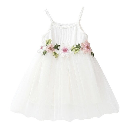 Summer Toddler Kids Baby Girl Floral Princess