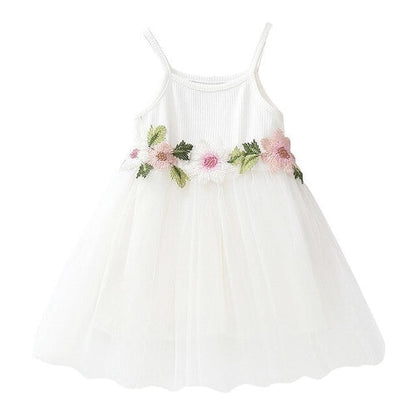 Summer Toddler Kids Baby Girl Floral Princess
