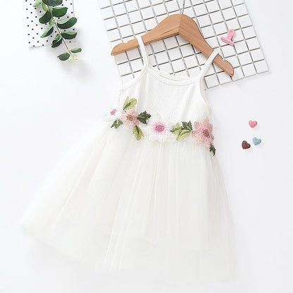 Summer Toddler Kids Baby Girl Floral Princess