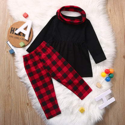Toddler Baby Girl Christmas Deer Print Dress Tops