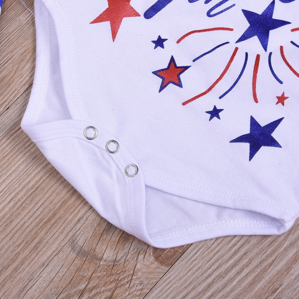 Toddler Baby Girl set Clothes Short Sleeve letter