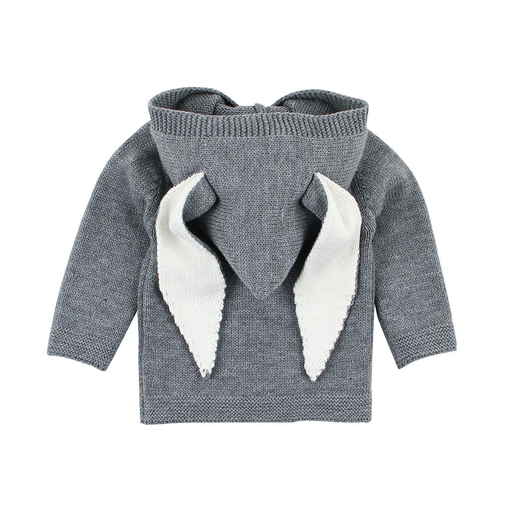 Toddler Baby Girls Winter Crochet Tops Cartoon
