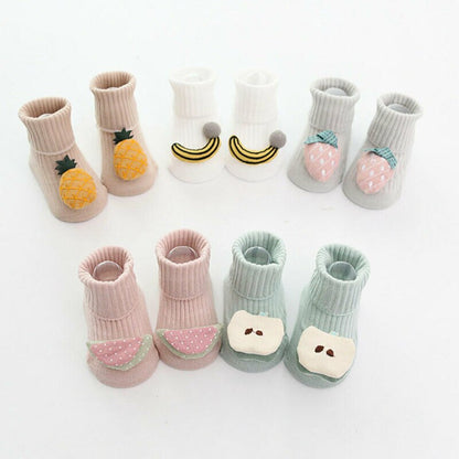 Toddler Baby Non Slip Boot Socks Girls Boys Warm