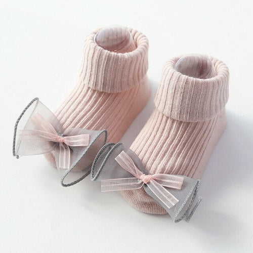 Toddler Baby Non Slip Boot Socks Girls Boys Warm