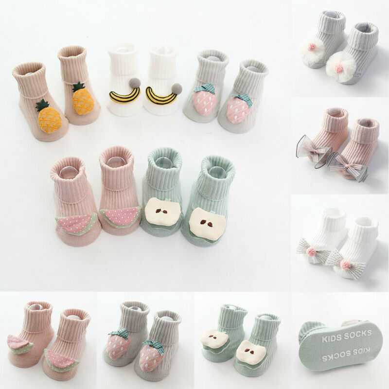 Toddler Baby Non Slip Boot Socks Girls Boys Warm