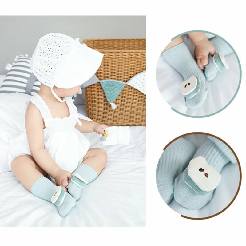 Toddler Baby Non Slip Boot Socks Girls Boys Warm