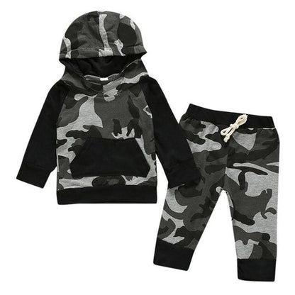 Toddler Boy Clothes Fashion Camouflage Sweatshirt