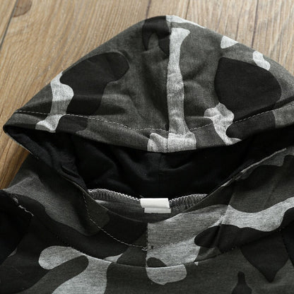 Toddler Boy Clothes Fashion Camouflage Sweatshirt