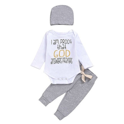 Toddler Boy Clothes God's Darling Romper Pants