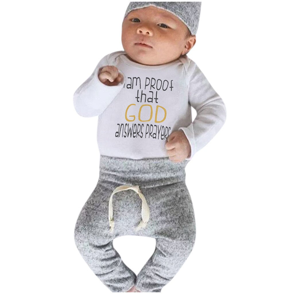 Toddler Boy Clothes God's Darling Romper Pants