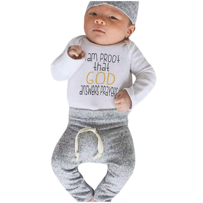 Toddler Boy Clothes God's Darling Romper Pants