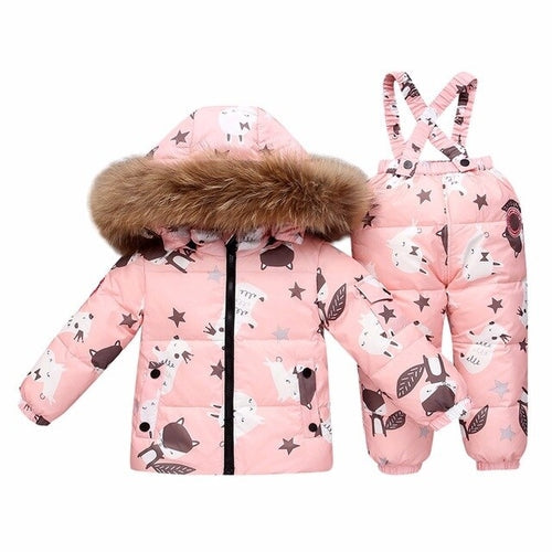 Toddler Boy Clothes Winter Faux Fur Hooded Parka