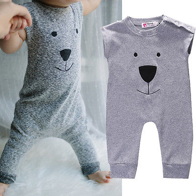 Toddler Newborn Baby Girls Boys Cartoon Fur Bear
