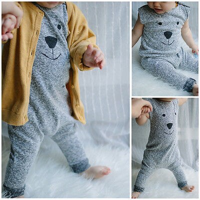 Toddler Newborn Baby Girls Boys Cartoon Fur Bear