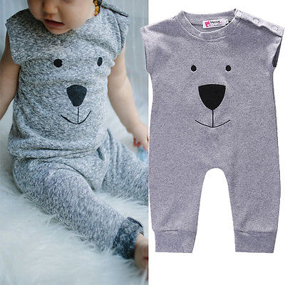 Toddler Newborn Baby Girls Boys Cartoon Fur Bear